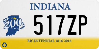 IN license plate 517ZP