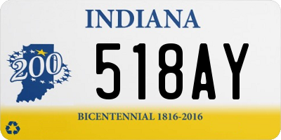 IN license plate 518AY