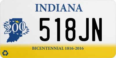 IN license plate 518JN