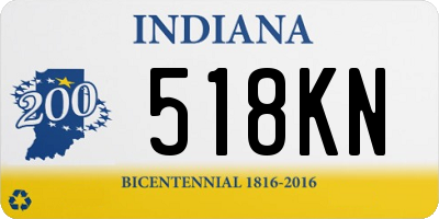 IN license plate 518KN