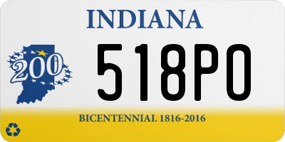 IN license plate 518PO