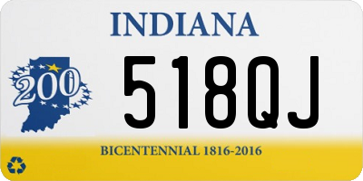 IN license plate 518QJ