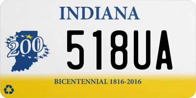 IN license plate 518UA