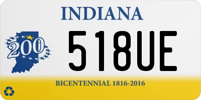 IN license plate 518UE