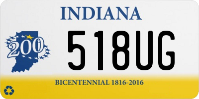 IN license plate 518UG