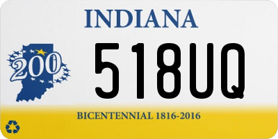 IN license plate 518UQ