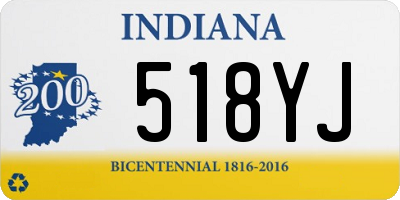 IN license plate 518YJ
