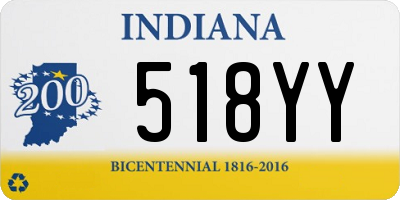 IN license plate 518YY