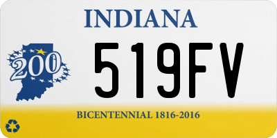 IN license plate 519FV