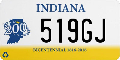 IN license plate 519GJ