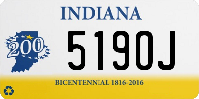 IN license plate 519OJ