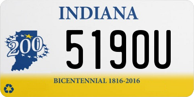 IN license plate 519OU