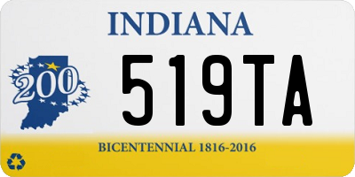 IN license plate 519TA