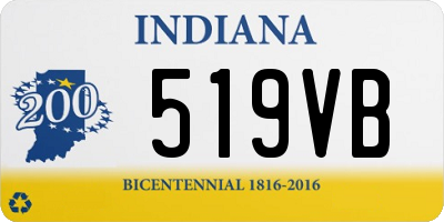 IN license plate 519VB