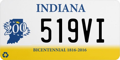 IN license plate 519VI