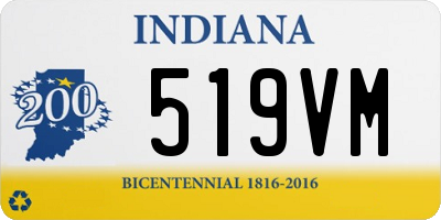 IN license plate 519VM