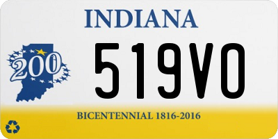 IN license plate 519VO