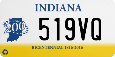 IN license plate 519VQ