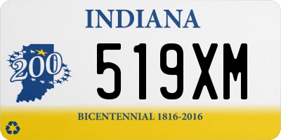 IN license plate 519XM