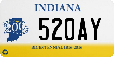 IN license plate 520AY