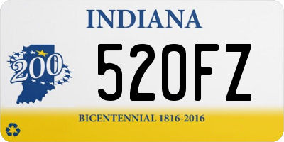 IN license plate 520FZ