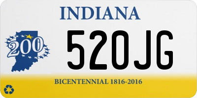 IN license plate 520JG