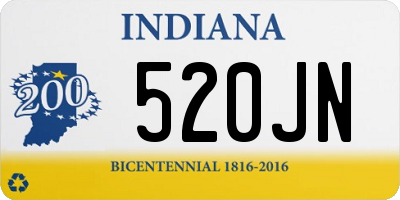 IN license plate 520JN