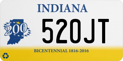IN license plate 520JT