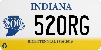 IN license plate 520RG