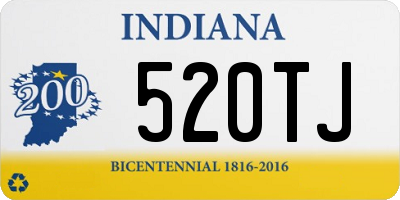 IN license plate 520TJ