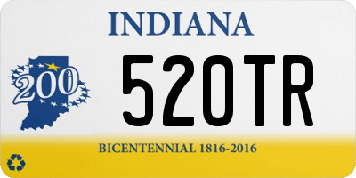 IN license plate 520TR