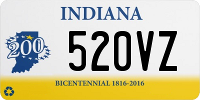 IN license plate 520VZ