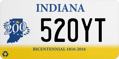 IN license plate 520YT