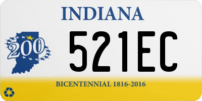 IN license plate 521EC