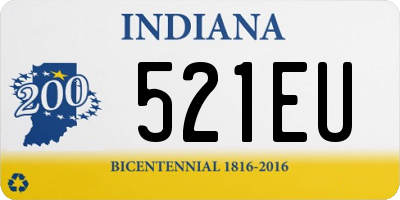 IN license plate 521EU