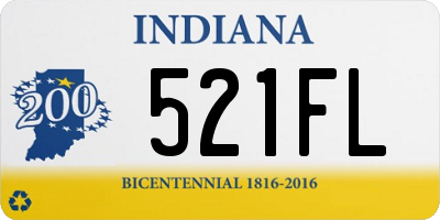 IN license plate 521FL