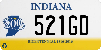 IN license plate 521GD