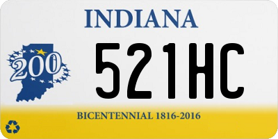 IN license plate 521HC