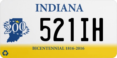 IN license plate 521IH