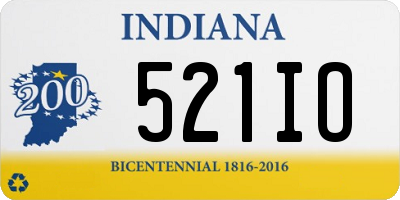 IN license plate 521IO