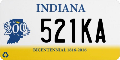 IN license plate 521KA