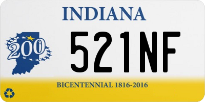 IN license plate 521NF