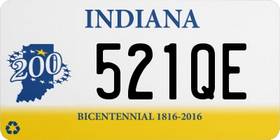 IN license plate 521QE