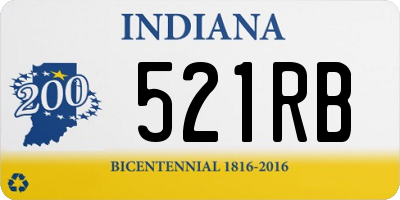 IN license plate 521RB