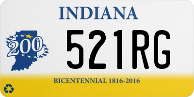 IN license plate 521RG