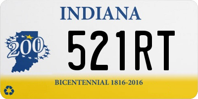 IN license plate 521RT