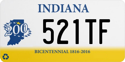 IN license plate 521TF