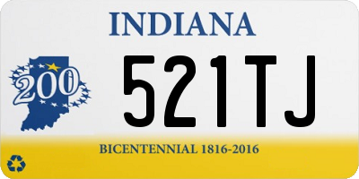 IN license plate 521TJ