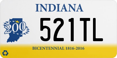 IN license plate 521TL