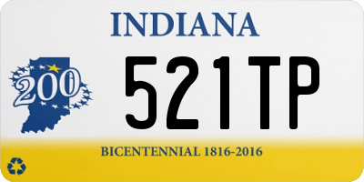 IN license plate 521TP